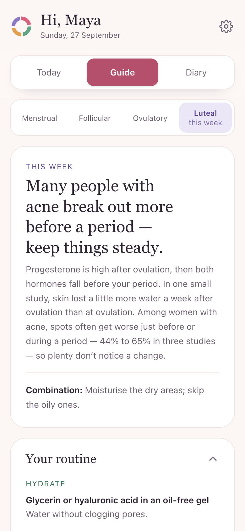 The Guide: tips with an evidence level and a caution